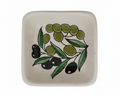 Olive Pattern 10 cm Square Bowl