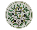 Olive Pattern Ceramic Plate