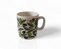 Olive Pattern Ceramic Mugs