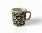 Olive Pattern Ceramic Mugs