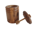 Olive Wood Honey Pot