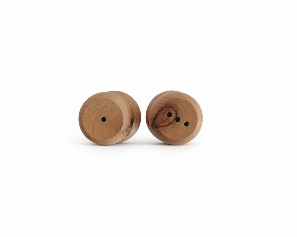 Olive Wood Salt & Pepper Set