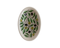 Olive Pattern Oval Bowl