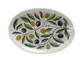 Olive Pattern 22 cm Oval